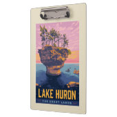 Große Seen | Huron Lake Klemmbrett (Links)