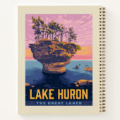 Große Seen | Huron Lake Notizblock (Rückseite)
