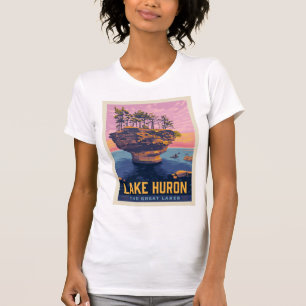 Große Seen   Huron Lake T-Shirt