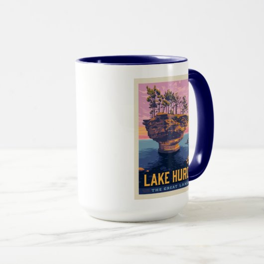 Große Seen | Huron Lake Tasse (VorderseiteRechts)