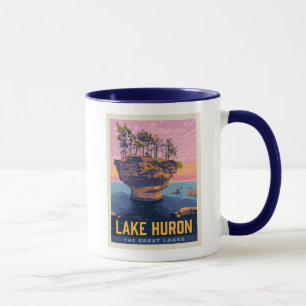 Große Seen   Huron Lake Tasse