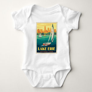 Große Seen Lake Erie Baby Strampler