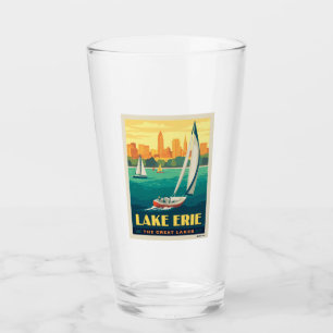 Große Seen   Lake Erie Glas