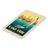 Große Seen | Lake Erie Magnet (Linke Seite)