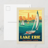 Große Seen | Lake Erie Postkarte (Vorne/Hinten)