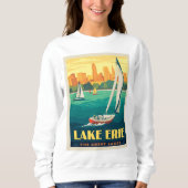 Große Seen | Lake Erie Sweatshirt (Vorderseite)