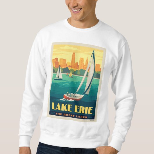 Große Seen | Lake Erie Sweatshirt (Vorderseite)