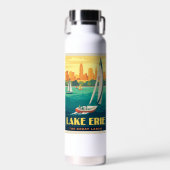 Große Seen | Lake Erie Trinkflasche (Vorne)