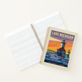 Große Seen | Lake Michigan Notizblock (Innenseite)