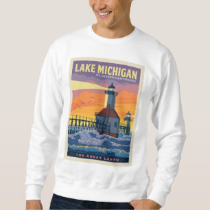 Große Seen Lake Michigan Sweatshirt
