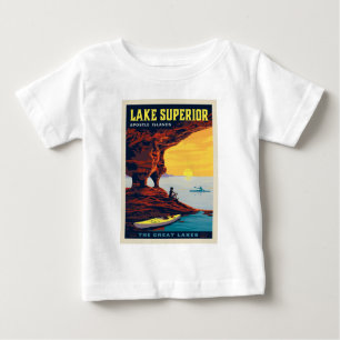 Große Seen   Lake Superior Baby T-shirt