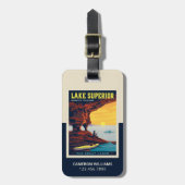 Große Seen | Lake Superior Gepäckanhänger (Vorderseite vertikal)