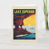 Große Seen | Lake Superior Karte (Vorderseite)