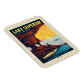 Große Seen | Lake Superior Magnet (Rechte Seite)