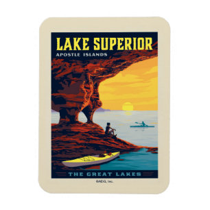 Große Seen Lake Superior Magnet