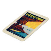 Große Seen | Lake Superior Magnet (Linke Seite)