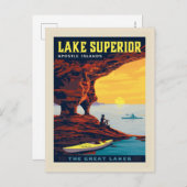 Große Seen | Lake Superior Postkarte (Vorne/Hinten)