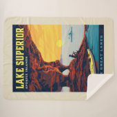 Große Seen | Lake Superior Sherpadecke (Vorderseite (Horizontal))