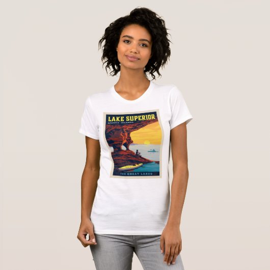 Große Seen | Lake Superior T-Shirt (Vorne ganz)