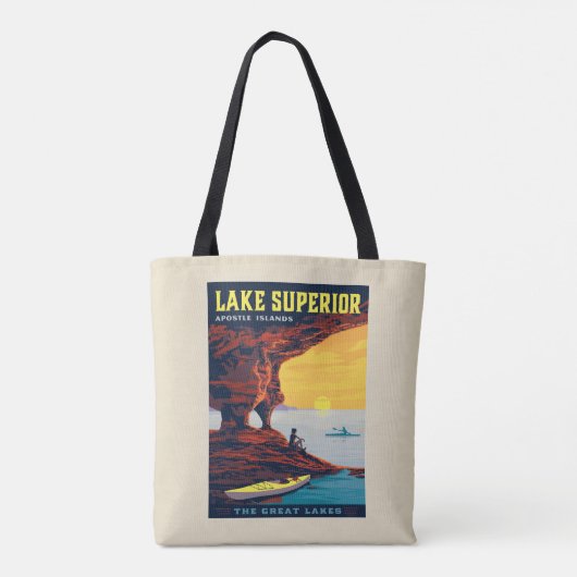 Große Seen | Lake Superior Tasche (Rückseite)