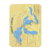 Große Seen Nordamerikas Magnet (Vertikal)