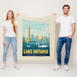 Große Seen   Ontario Fleecedecke
