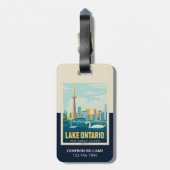 Große Seen | Ontario Gepäckanhänger (Rückseite vertikal)