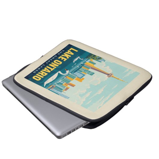 Große Seen | Ontario Laptopschutzhülle (Vorne Knopf)