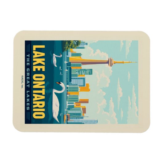 Große Seen | Ontario Magnet (Horizontal)