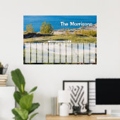 Große Seen Personalisiert Geburtstagskalender Poster (Heimbüro)