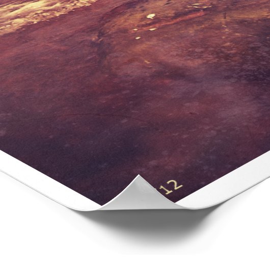 Große Seen Poster (Ecke)