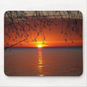 Große Seen Sunset von Bobby Mikul Mousepad