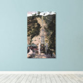 Große Sicht auf die Inlineskope Leinwanddruck (Insitu (Holzboden))