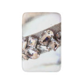 Große silberne Kristall Badematte (Vorderseite Vertikal)