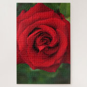 Große Single-Rote Rose Nah Puzzle (Vertikal)