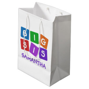 Große SIS-Namegeschenktaschen Mittlere Geschenktüte