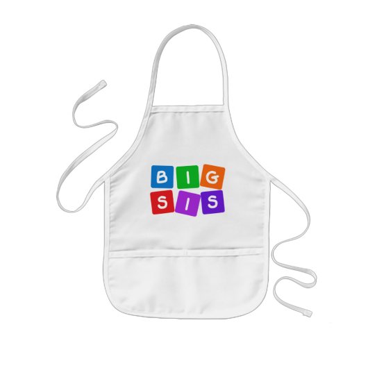 Große SIS-Schürze - wählen Sie Art u. Farbe Kinderschürze (Vorne)