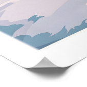 Große Sky Wandkunst Ski Druck 1 Poster (Ecke)