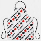 Große Slam- oder Bust Bridge Vier-Card-Anzug Schürze (Vorderseite)