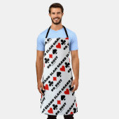 Große Slam- oder Bust Bridge Vier-Card-Anzug Schürze (Getragen)