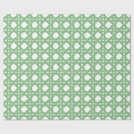 Große SLLY CANING IN 95ca92 GRÜN Geschenkpapier (Flach)