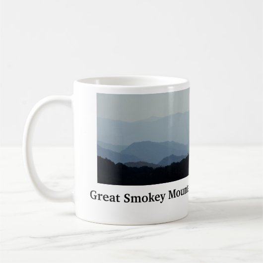 Große Smokey GebirgsTasse Kaffeetasse (Links)