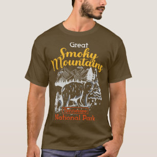 Große Smokey Mountains Tennessee Nationalpark T-Shirt