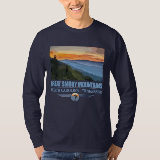 Große Smoky Mountains Apparel T-Shirt (Vorderseite)