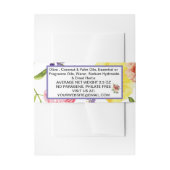 große SOAP BAND CUSTOMIZE Einladung Bauchband (Vorderseite Beispiel)