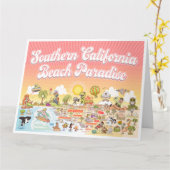 Große soCal Grußkarte Karte (Gelbe Blume)