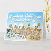 Große soCal Grußkarte Karte (Gelbe Blume)