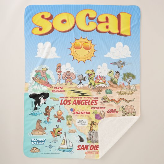 Große SoCal Sherpadecke (Vorderseite)