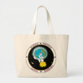 Große Sommer-Sonnenwende-Tasche Jumbo Stoffbeutel (Vorne)