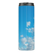 Große Sommerwolke Thermosbecher (Rückseite)